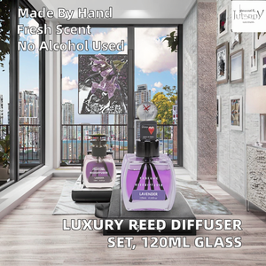 Bouteilles en verre transparent coloré en gros 120 ml pour diffuseur à bâtonnets – Ensemble écologique de luxe pour huiles essentielles naturelles, maison et chambre - Product Image 2