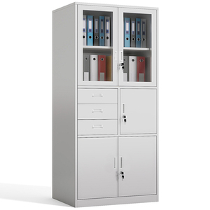 Armoire à dossiers en acier, armoire à dossiers en métal, armoire <span class=keywords><strong>de</strong></span> <span class=keywords><strong>rangement</strong></span> <span class=keywords><strong>de</strong></span> bureau en fer pour une organisation sécurisée des documents - Product Image 2