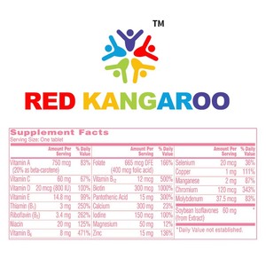OEM Menopauze Multivitamine Tabletten Vult Voedingsstoffen Aan, Bevordert de Huid- en Hartgezondheid, Immuun Gezondheid, Vrouwelijke Supplementen - Product Image 3