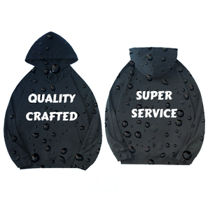 Sweats à capuche surdimensionnés classiques personnalisés pour hommes 100% coton sérigraphié lavé lourd - Product Image 1