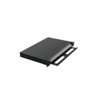 Untuk Kotak Terminal Serat Optik Teleskopik 24 Port 48 Core LC/OM2 Peralatan Panel Patch Kabel Sambungan