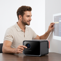 Projecteur d'écran à courte focale A35S Smart Home Cinéma Vidéo Laser LED Extérieur Mini Portable Ultra Android 14 Wi-Fi