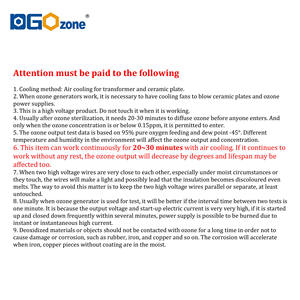 [KH-CPL50] डोज़ोन 50 mg/h ओजोन प्लेट मिट्टी के लिए ओ3 जनरेटर किट ओज़ोन प्लेट सिरेमिक प्लेटें - Product Image 6