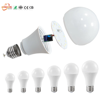 Matériaux bruts pour ampoules LED SKD 3W 5W 7W 9W 12W 15W 18W 24W Fabricant de pièces SKD pour ampoules LED