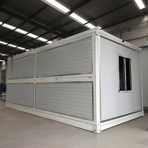 Chi Phí Thấp 20ft Prefab Gấp Di Động Bệnh Viện Nhà Đóng Mở Phòng Khách Kế Hoạch Có Thể Gập Lại Di Động Container Nhà Với Nhà Vệ Sinh - Product Image 2
