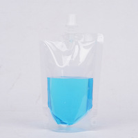 Grande fermeture à glissière transparente haute qualité emballage de fête du Vietnam Mini sac en plastique 350ml pochette de boisson pour enfants