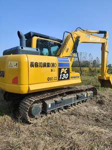 Excavatrice sur chenilles d'occasion Komatsu PC130 PC110 PC130-7, excavatrice d'occasion, Komatsu d'origine du Japon, mini-pelle de taille moyenne, prix bas à vendre - Product Image 3