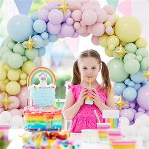 Kit de guirlande d'arc de ballons circulaires Maka Color Series pour décoration d'anniversaire - Product Image 3