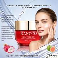 Natuurlijke Biologische Fruitverstevigende Hydraterende Gezichtscrème Tremella Dragon Pitaya Litchi Guava Extract Gist Vitamine E Hydraterende Frisse Crème