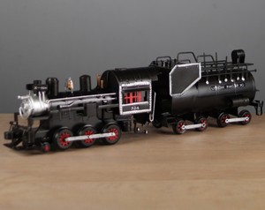 Locomotoras de vapor de juguete para niños, <span class=keywords><strong>tren</strong></span> ferroviario para fumar, modelo a escala - Product Image 6