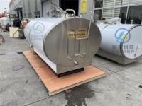 Réservoir de refroidissement du lait en acier inoxydable de 2 tonnes, 5 tonnes, 8 tonnes, refroidisseur de jus, réservoir de stockage du lait