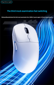 Ratón inalámbrico para juegos, ratón inalámbrico para jugadores, 2,4G, Bluetooth, 3 modos, seguimiento óptico, ratón con cable - Product Image 3