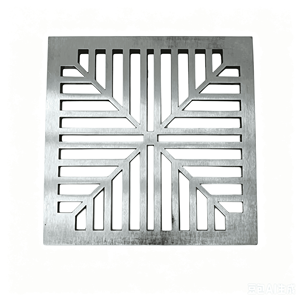 Grille de drainage en acier inoxydable avec cadre à fentes pour l'évacuation des eaux pluviales et des eaux usées - Product Image 6