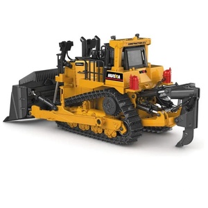 SJY-1700 Modèle de bulldozer en plastique moulé sous pression à l'échelle 1/50, modèle de camion de chantier lourd, jouet Sanjoyo - Product Image 2