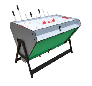 3 In 1 masa futbol hava hokey masa oyunu makinesi | Jetonla çalışan Arcade spor oyun masası | Langırt satılık
