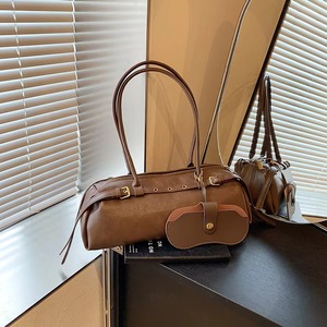 Nouveau sac à bandoulière pour femme en cuir véritable rétro résistant à l'eau avec fermeture à rabat, haut de gamme et polyvalent - Product Image 5