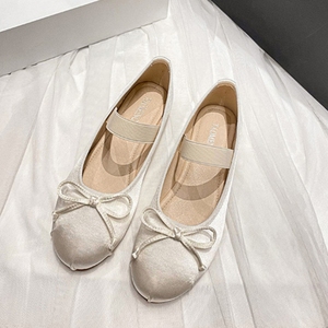 Zapatos de Ballet Mary con Tiras para Mujer, Mocasines Planos de Seda Suave para Niñas, Zapatos Cómodos para Después de la Fiesta, Mocasines para Dama, Zapatos de Tallas Grandes - Product Image 4