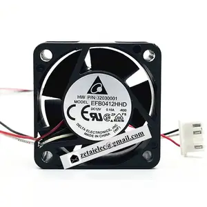 Delta 4020 fanlar 40mm EFB0412HHD R00 ROO 12V 0.15A 4cm dc fan 3 tel 40x20mm Huawei 3600 5600 H3C sunucu soğutma fanı soğutucu