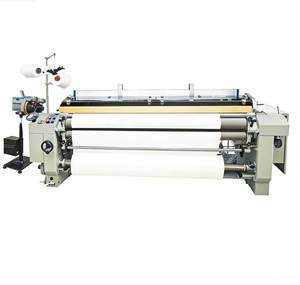 Prix direct usine, haute qualité, métier à tisser à jet d'eau avec engrenages et roulements PLC, garantie 1 an pour le tissage industriel - Product Image 1