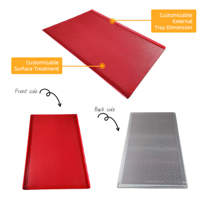 Bandeja de Hornear de Aluminio Perforada en Forma de U con Revestimiento Antiadherente de PTFE de 2.0 mm, Resistente, Personalizada para Horno Comercial - Product Image 3