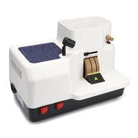 CP-6B Optical Lens Cutting Machine Hand Edger Manual Grinder with 3 Wheels