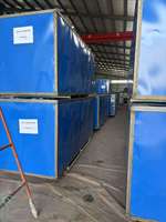 Abri conteneur monopoutre en PVC étanche 14x12x5,0m pour entrepôt temporaire et abri logistique portuaire