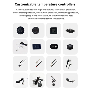 With Temperature Control Switch 5V 7.4V Usb 7 in 1 Heated Element Heating <strong>Pad</strong> for Vest Jackets Clothes - Product Image 6