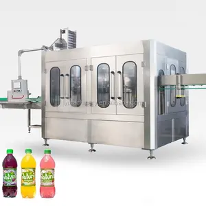 Full Automatic Small Scale PET Plastic Bottle Hot Fill Juice Filling Machine