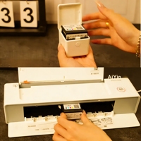 Impresora Inalámbrica Compatible con Múltiples Sistemas, Ideal para Viajes, para Android, iOS, Windows, Impresora Portátil Bluetooth para Documentos
