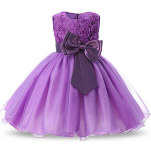 K120 princesa flor niña vestido verano tutú boda cumpleaños fiesta niños vestidos para niñas adolescente graduación diseños vestido - Product Image 5
