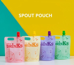 Custom Printed Wholesale Juice Bag Spout <strong>Pouch</strong> <strong>Milk</strong> Shake Spout <strong>Pouch</strong> for Juice Biodegradable 30Ml Spout <strong>Pouch</strong> - Product Image 4