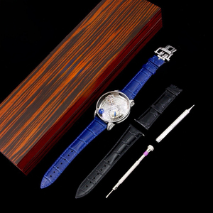 Relojes Personalizados de Alta Calidad con Movimiento Tourbillon y Diamantes Brillantes, Elegantes Regalos para Hombre en Navidad - Product Image 3