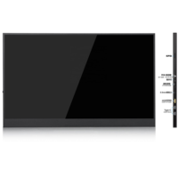 Monitor Layar Sentuh Widescreen IPS Full HD 15,6 inci untuk Laptop dengan Port Tipe C & USB C Monitor Portabel