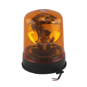 Super Brightness H1 Rotating Halogen Beacon Traffic Warning Light ,Waterproof Amber Emergency Revolving Lamp WL115 - Product Image 1