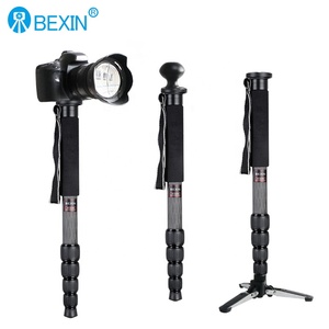BEXIN-monopié extensible de fibra de carbono para cámara de vídeo Canon <span class=keywords><strong>Pentax</strong></span> dslr, monopié de viaje con 5 secciones telescópicas para caminar - Product Image 2
