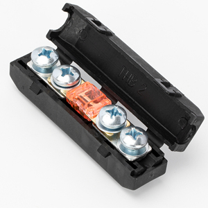 Porte-fusible ANL compact, bloc de fusibles mini 4 postes avec couvercle étanche, ignifuge, pour <span class=keywords><strong>voiture</strong></span>, marine, camion, camping-car, projets de bricolage - Product Image 4
