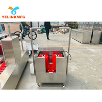 Machine à laver les bottes industrielle en acier inoxydable 304 pour les usines de transformation de viande, système de nettoyage sanitaire automatique