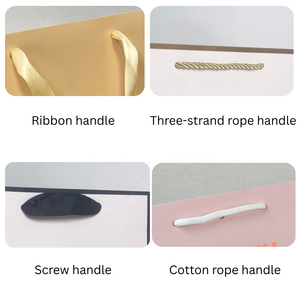 定制豪华迷你回收购物袋珠宝包装纸袋，以您的公司名称为特色 - Product Image 5