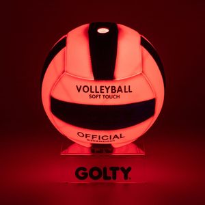 Phát sáng trong bóng tối ánh sáng lên dẫn cao su bóng chuyền bóng chuyền bóng với 2 đèn - Product Image 6