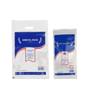 Customized Plastic Rice Packaging Bags Transparent Pe Flat Mouth Food Grade Sealed Bag Manufacturer - Product Image 2