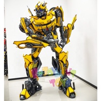 Costume de robot LED personnalisé avancé, costume de robot LED portable, taille adulte, costume de marcheur sur échasses LED pour cosplay humain