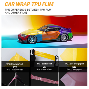 <span class=keywords><strong>Film</strong></span> de protection de peinture (PPF) Carbins couleur métallisée brillante, <span class=keywords><strong>film</strong></span> de changement de couleur de voiture, PPF auto-réparant haute brillance, haute qualité avec garantie de 5 ans, OEM ODM - Product Image 3