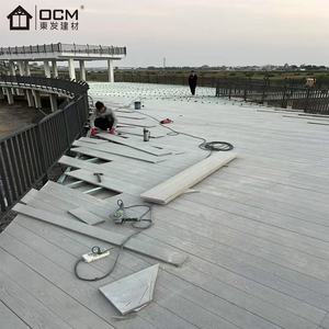 Planches de terrasse en béton imitation bois imperméables, passerelle de <span class=keywords><strong>jardin</strong></span>, quai, dalles de terrasse en béton préfabriqué, antidérapantes, qualité ISO - Product Image 2