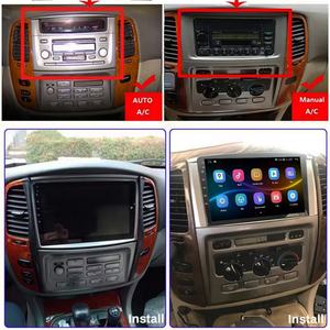 Autoradio sans fil CarPlay avec commande vocale IA 8 Go + 128 Go pour Toyota Land Cruiser LC100 pour Lexus LX470 J100 2 II 2002-2007 Navigation GPS - Product Image 2