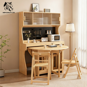 Meubles de cuisine modernes en bois, fabrication chinoise, prix bas, personnalisables, en stock, prêts à être expédiés. - Product Image 1