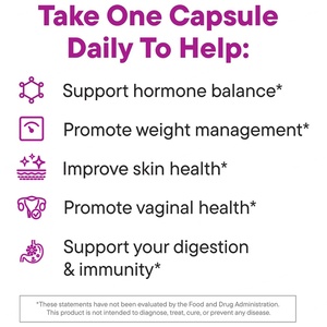 Probiótico Personalizado para el Equilibrio Hormonal en Mujeres, Apoya la Inmunidad y la Salud de la Piel, Cápsulas de Probióticos para el Equilibrio Hormonal - Product Image 2