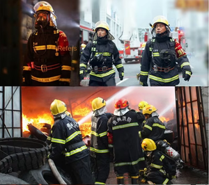 <span class=keywords><strong>Traje</strong></span> <span class=keywords><strong>de</strong></span> Bombero JMFIRE 02 Azul Marino, Ropa <span class=keywords><strong>de</strong></span> Protección Ignífuga para <span class=keywords><strong>Bomberos</strong></span>, Protección Contra Incendios - Product Image 6
