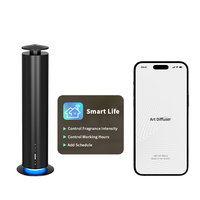 Diffuseur d'arômes rechargeable en aluminium, contrôle par application, grande capacité, pour hôtel, usage extérieur, sans fil, sans eau, parfum d'intérieur