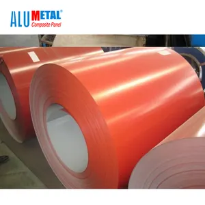 Alumetal shanghai factory color rotoli di alluminio rivestiti Strip 1060 bobina di alluminio prezzi bobine di alluminio rivestite