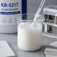 KB-5217 Pintura para Granito, Materia Prima de Silicona, Resina Acrílica, Revestimiento a Base de Agua con Aspecto de Mármol, Buena Estabilidad de Suspensión